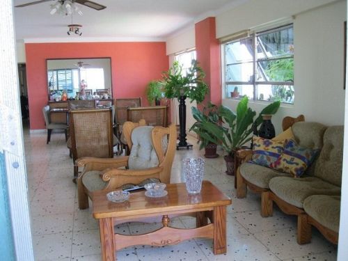 'Living room' Casas particulares are an alternative to hotels in Cuba.